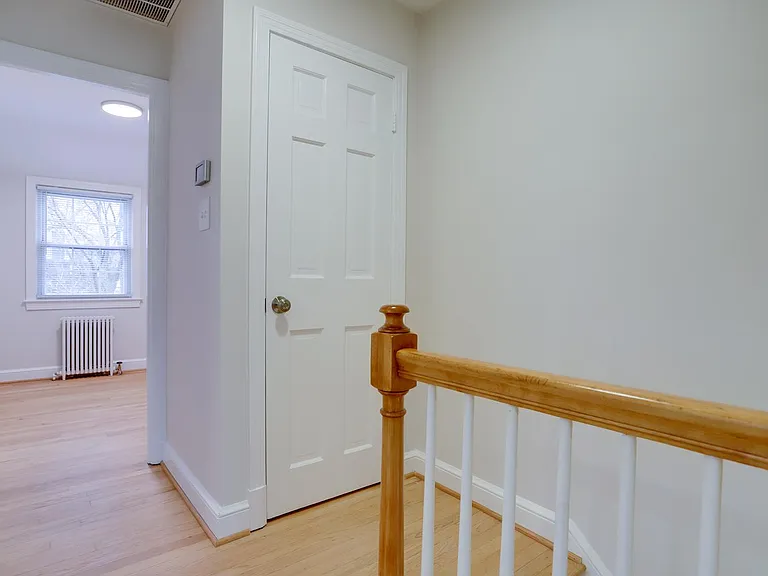 Upstairs hall closet