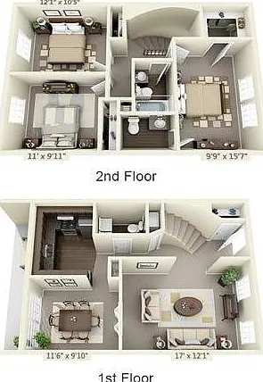 3 Bedroom | 1.5 Bath | 1500 SF 3 Bedroom | 1.5 Bath | 1500 SF