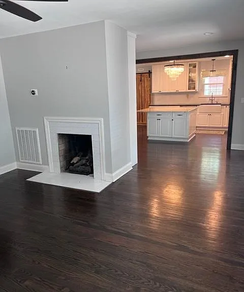Great view of the kitchen from any room