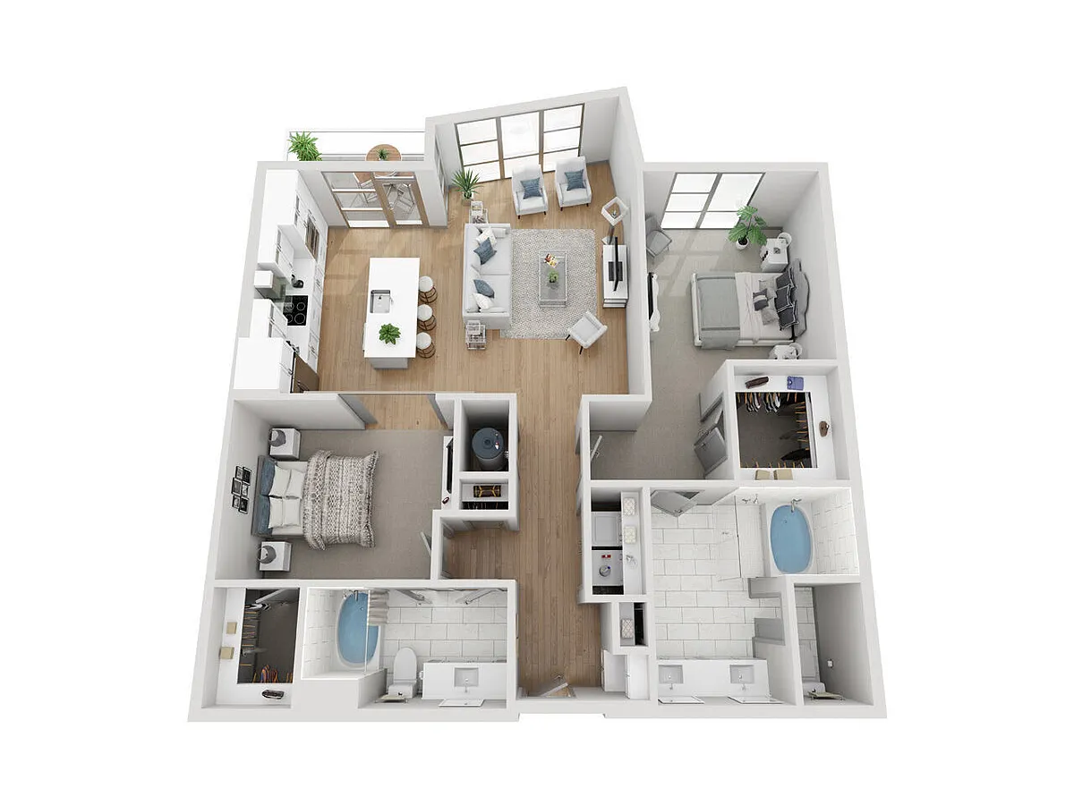 Floor plan B1