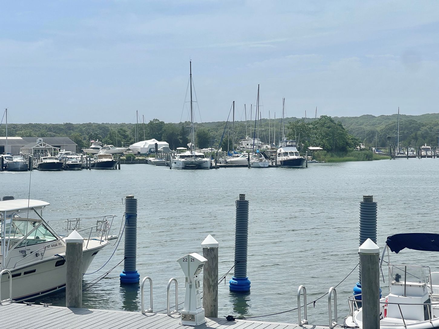  Three Mile Harbor Marina around the corner