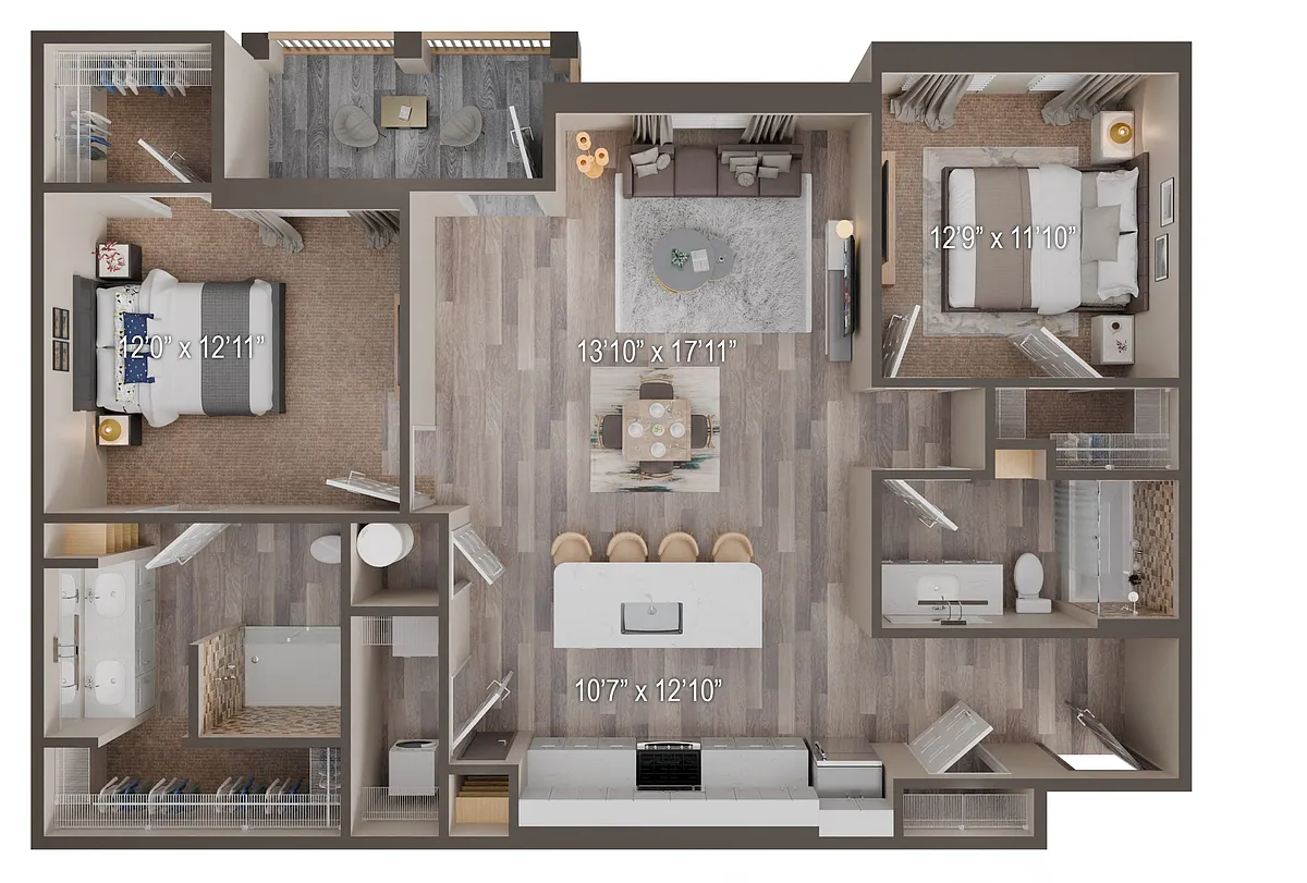 Floor plan Amber I