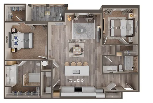 Floor plan Amber I