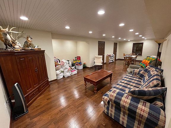 Layout of finished section