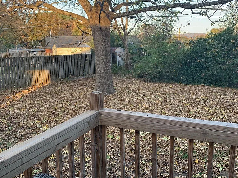 Rear deck