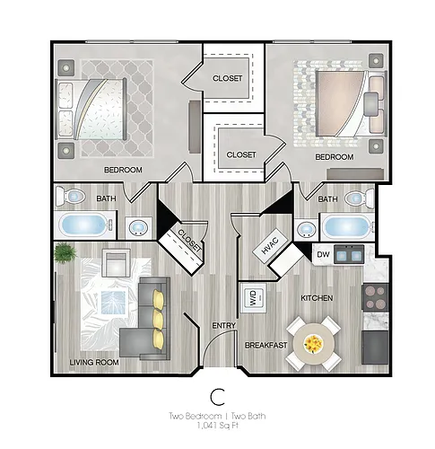 Floor plan C