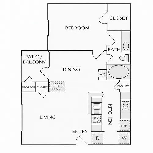 Floor plan A1