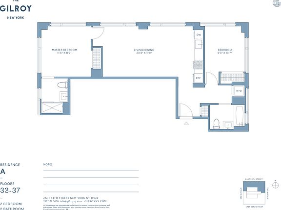 2nd image of 232 E 54th St APT 33A