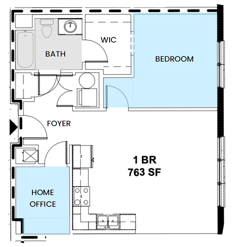 Floor plan A1B
