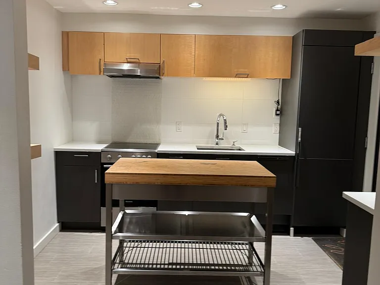 Kitchen with Center Island for Meal Prep
