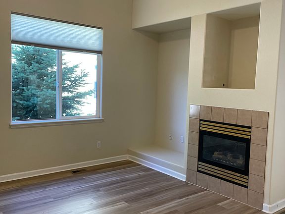 Family room with gas fireplace