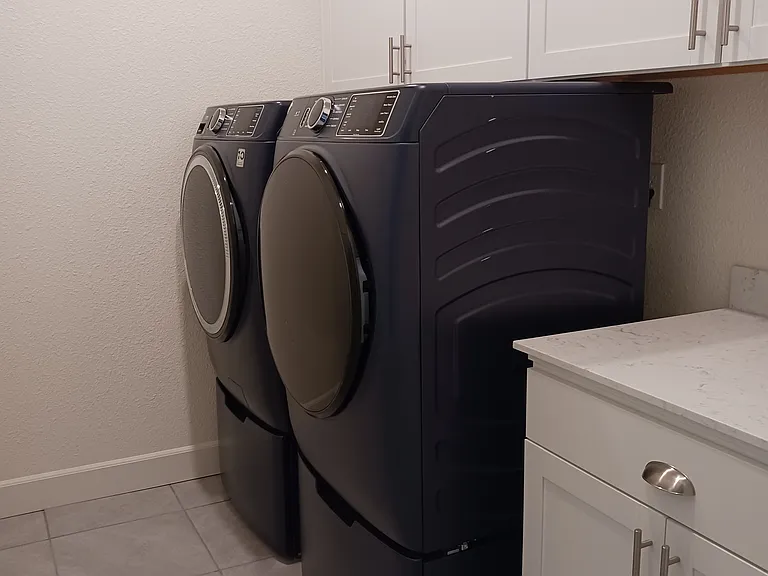 Upstairs laundry room