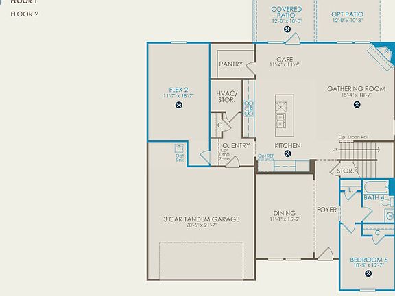 Frazier Floor Plan, Quick Move-in Home, Floor 1