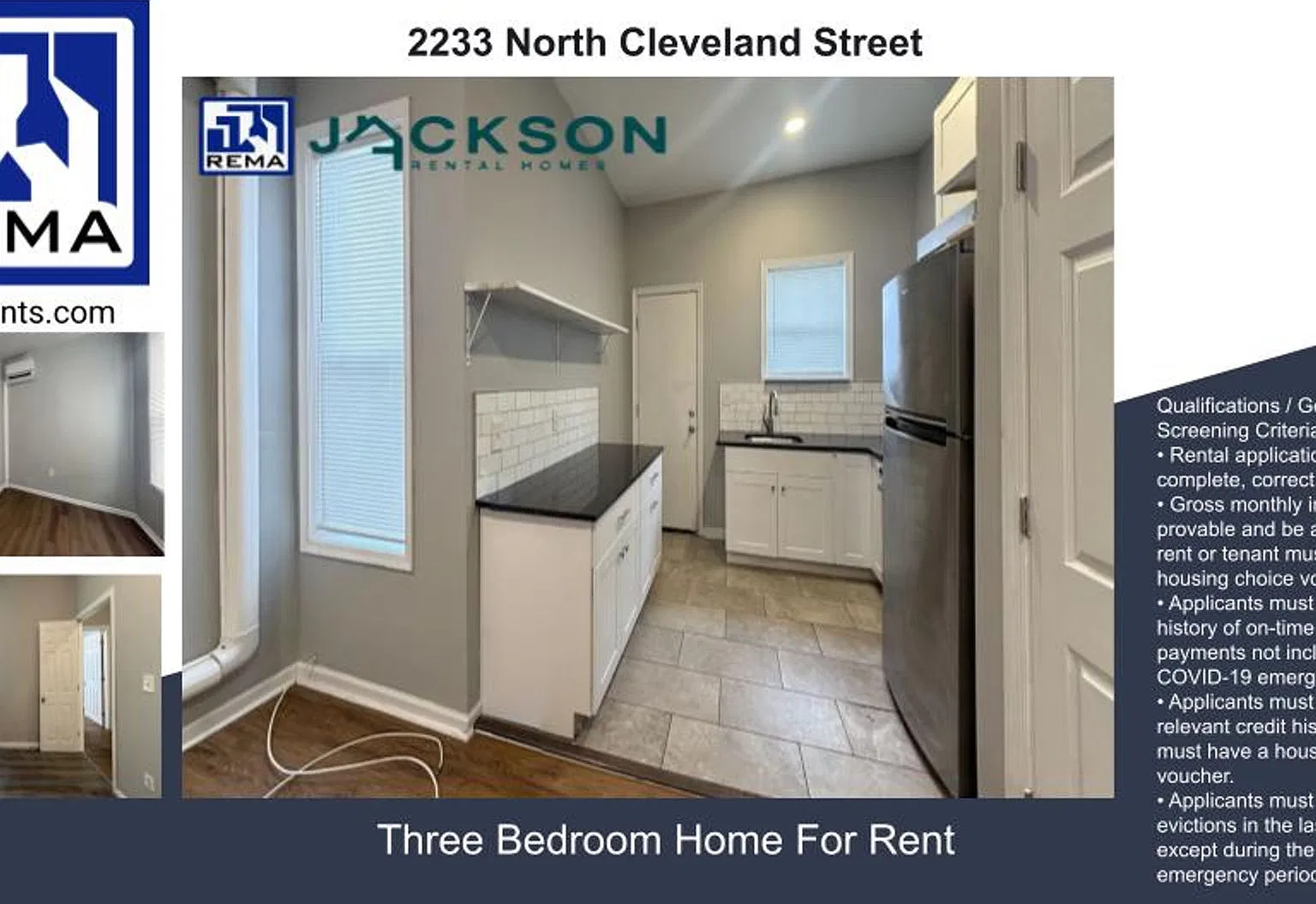 2233 N Cleveland St., 3 bedrooms, 1 bathroom, House — Photo 1