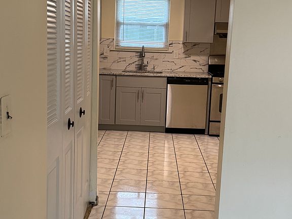 Kitchen view from hallway