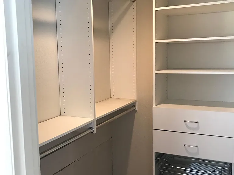 Master walk-in closet