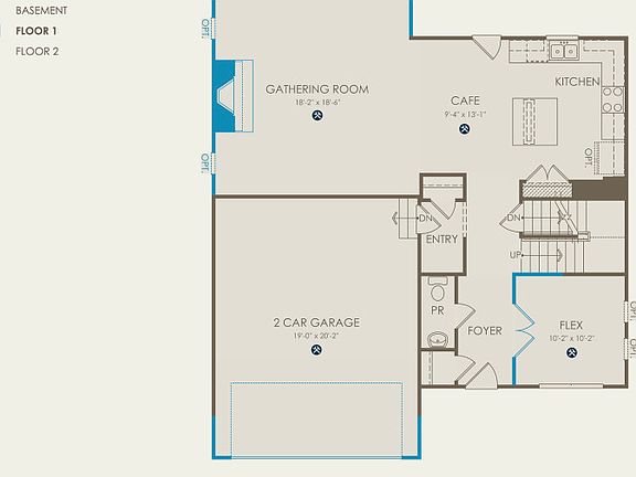 Oakdale Floor Plan, Quick Move-In Home, Floor 1