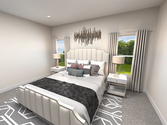 Luxurious primary suite