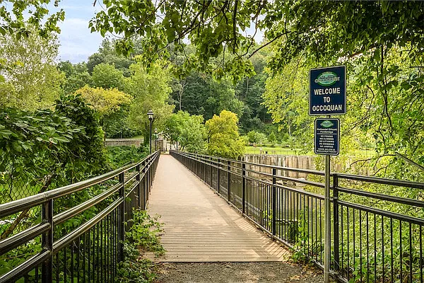 Trails and paths along Occoquan River