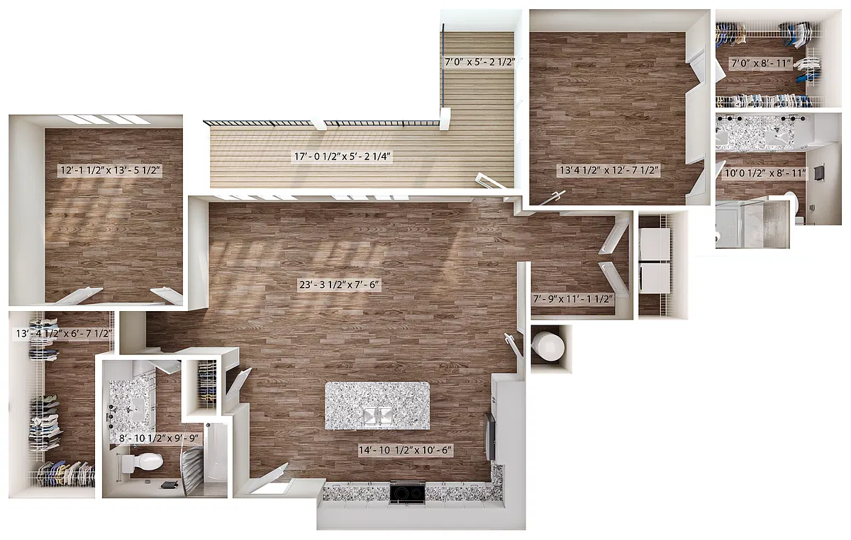 Floor plan 2/2 Point