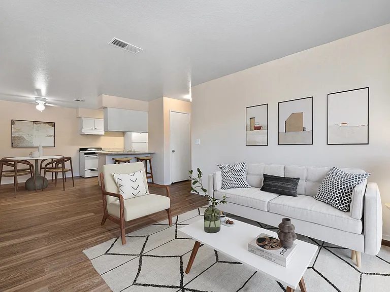 Living Room & Dining