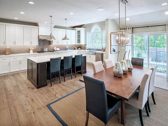 Kitchen and casual dining area, shown with Palladian kitchen option