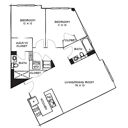 Floor plan Style 2B