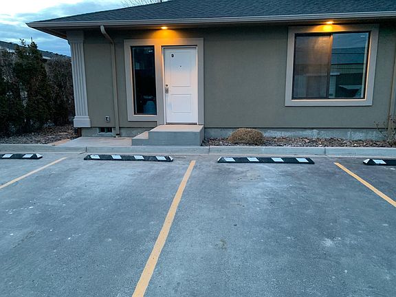 Apartment is on the back side of building in the Alley of 1223 Sheridan ave. Suite D with two parking spaces.