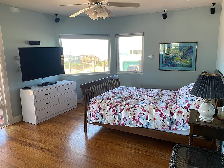 Master bedroom with ocean view.
