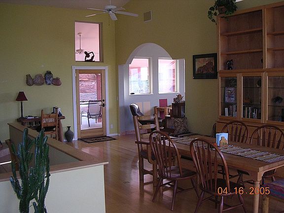 view from kitchen