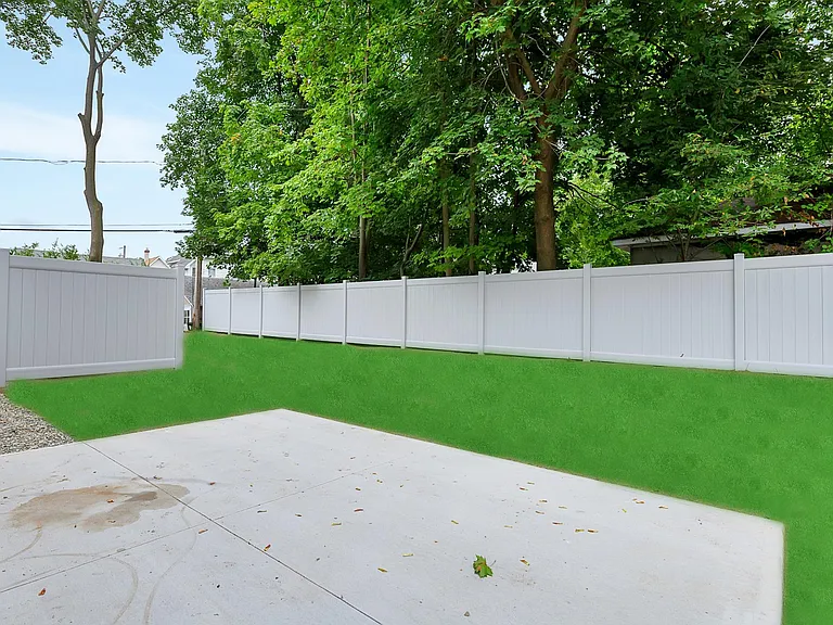 PATIO OFF KITCHEN + LOVELY REAR YARD