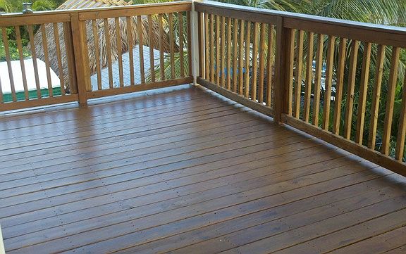 10 feet deep rear porch