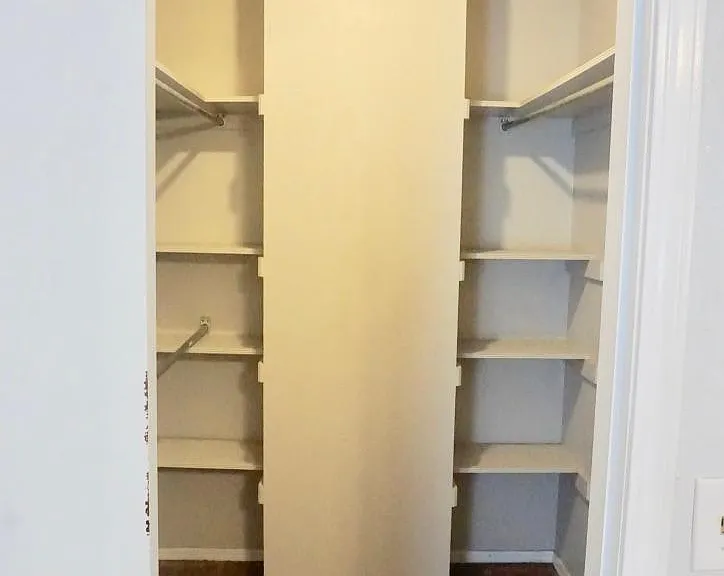 huge walk-in master closet