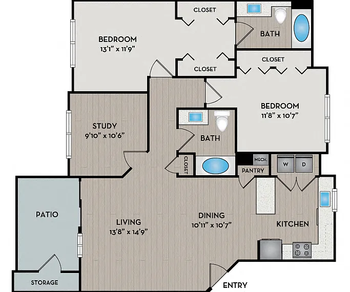 Floor plan Tamarack