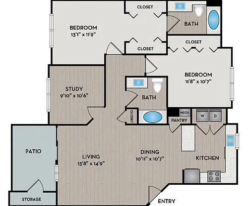 Floor plan Tamarack