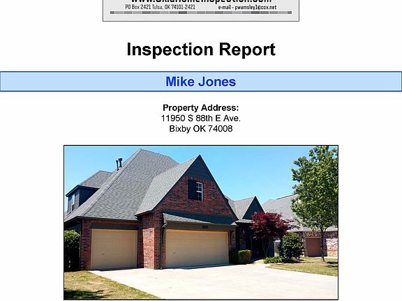 Inspection paid and availabl