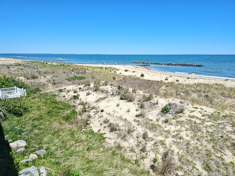 View to the west of beach from Balcony