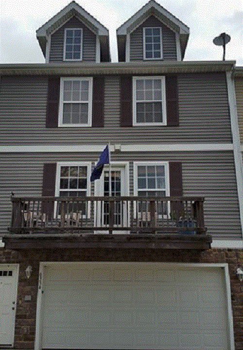 Front of building