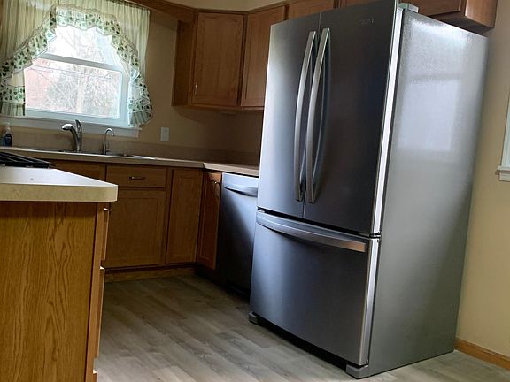 Beautiful stainless steel appliances and tons of natural light!