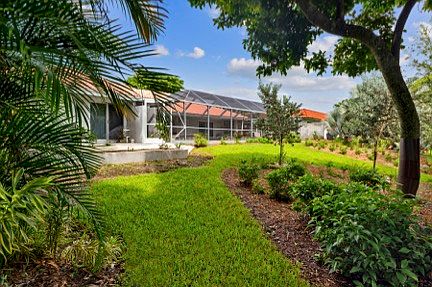 Rear yard-native plantings