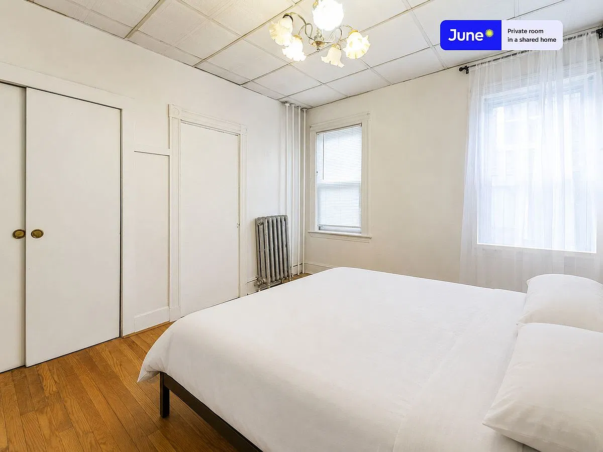 Queen bedroom in 5 bed/1 bath home in Harvard Square #1808 D — Photo 1