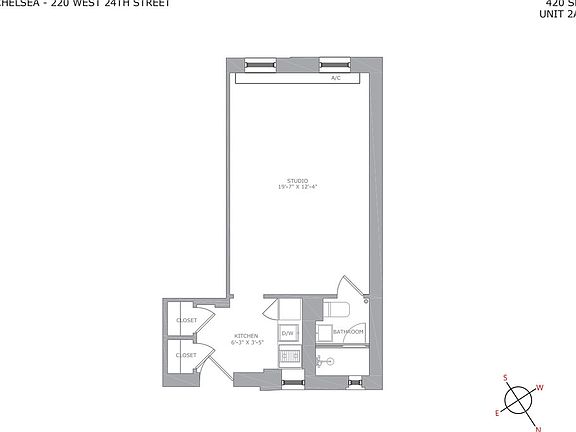 2nd image of 220 W 24th St APT 2A