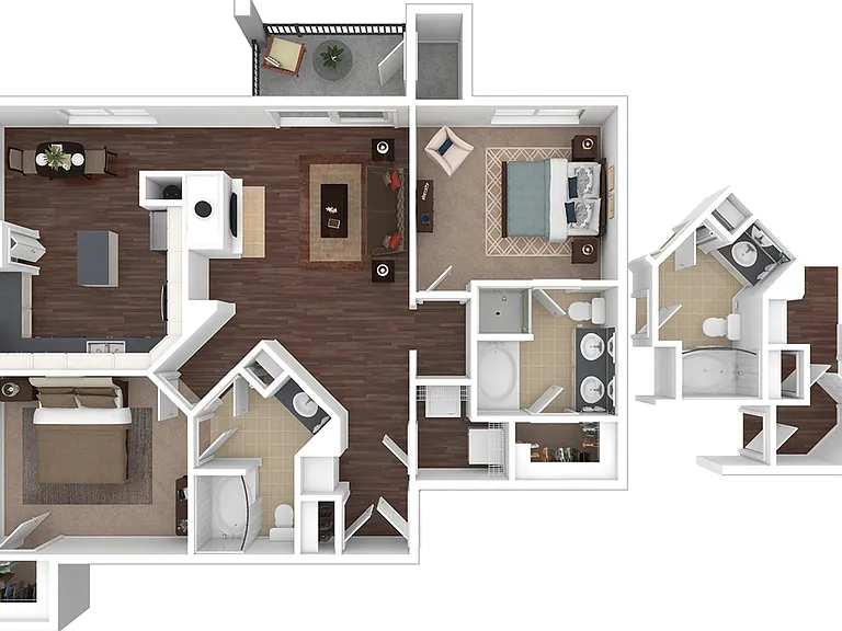 B5R Floorplan | Two Bedroom B5R Floorplan | Two Bedroom