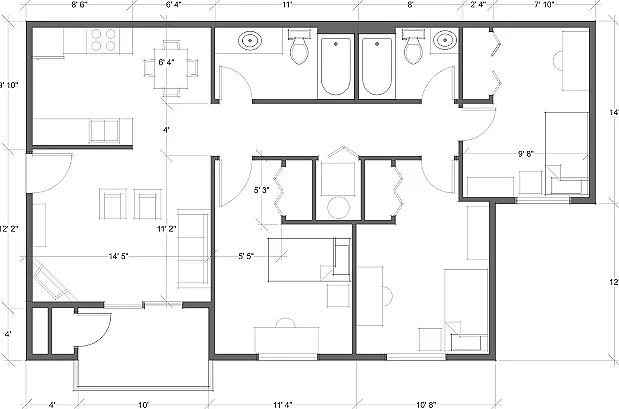3 Bedroom 3 Bedroom