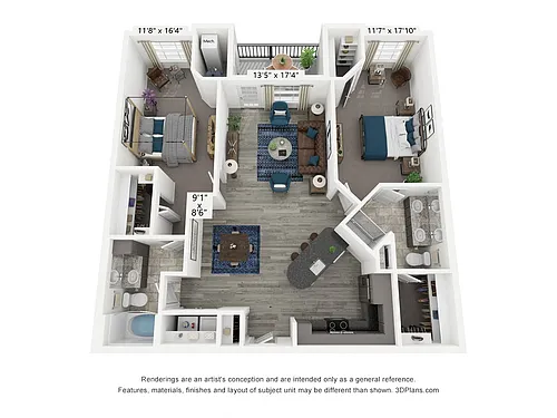 Floor plan Captain