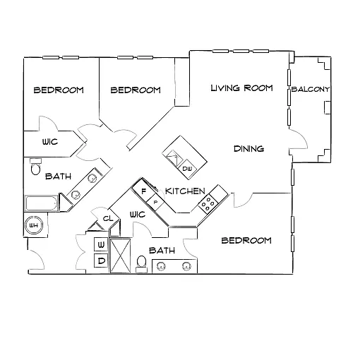 Floor plan Design 3A