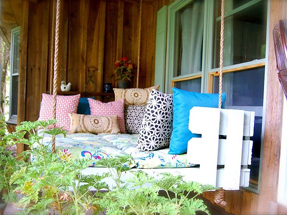 Enjoy front porch sitting