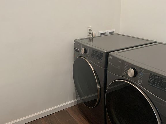 Full size washer and dryer!