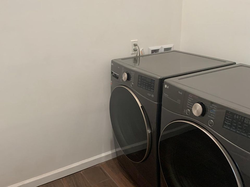 Full size washer and dryer!