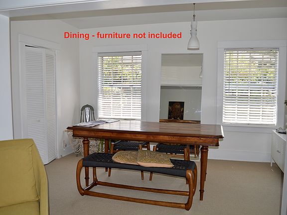 Dining room as seen from living room. One tenant used it as his office.